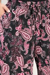 YOURS Plus Size Pink Paisley Cropped Trousers | Yours Clothing 4