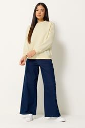 M&Co Petite Yellow Button Detail Sweatshirt | M&Co 1