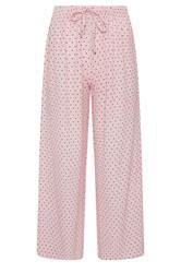 PixieGirl Petite Women's Pink Polka Dot Wide Leg Trousers | PixieGirl 6