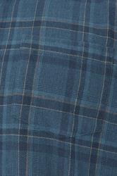 BadRhino Big & Tall Blue Check Long Sleeve Shirt | BadRhino 3