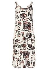 YOURS vestido informal para poner abstracto blanco marfil