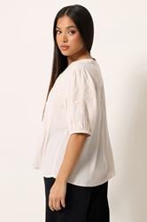 M&Co Petite Light Pink Sequin Embellished Blouse | M&Co 2