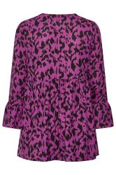 Leopard Print Blouse under $50, Lady in Violet