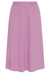 YOURS falda midi rosa de rayas