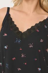 YOURS Curve Plus Size Floral Soft Touch Chemise Nightdress | Yours Clothing 4