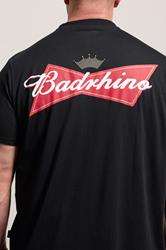 BadRhino Big & Tall Black Beer Graphic T-Shirt | BadRhino 4