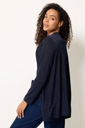 M&Co Navy Blue Open Front Cardigan | M&Co 2