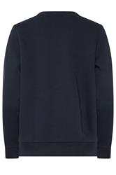 M&Co Navy Blue Animal Print Heart Sweatshirt | M&Co 6