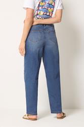 LTS Tall Women's Blue Barrel Leg Jeans | Long Tall Sally 1