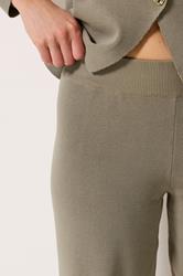 LTS Tall Women's Mocha Brown Knitted Wide Leg Trousers | Long Tall Sally 4