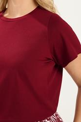 YOURS Plus Size Red Core Basic T-Shirt | Yours Clothing 4