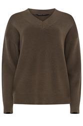 M&Co Chocolate Brown Drop Shoulder Jumper | M&Co 5