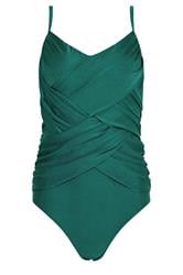 M&Co Green Crossover Super Sculpt Swimsuit | M&Co 6
