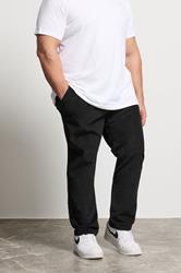 BadRhino Big & Tall Black Corduroy Trousers | BadRhino 1