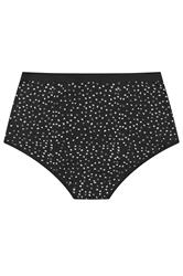 YOURSET 5 PACK Plus Size Black Ditsy Butterfly High Waisted Full Briefs | Yours Clothing 10