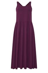 M&Co Berry Purple Sleeveless Midi Dress