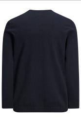 JACK & JONES Big & Tall Navy Blue Crew Neck Fine Knit Jumper | BadRhino 2