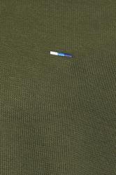 BadRhino Big & Tall Khaki Green Two Tone Waffle Polo Shirt | BadRhino 7