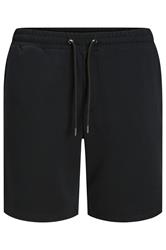 JACK & JONES Big & Tall pantalones cortos negros de sudor