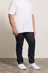D555 Indigo Blue Tapered Stretch Jeans | BadRhino 3