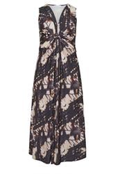 YOURS LONDON Curve Brown Abstract Knot Detail Dress