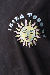 YOURS Plus Size Grey Acid Wash 'Solar Dreams' T-Shirt | Yours Clothing 4