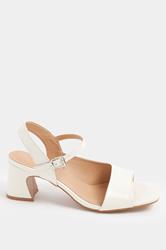 LTS White Block Heel In Standard Fit | Long Tall Sally 2