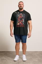 BadRhino Big & Tall Black Deadpool Graphic T-Shirt | BadRhino 1