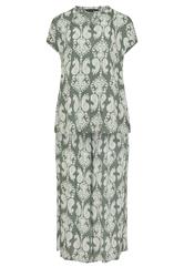 EVANS Plus Size Set Green Abstract Print | Evans 8