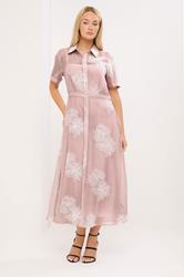 STAR Pink Embroidered Shirt Dress | StarByJM 3