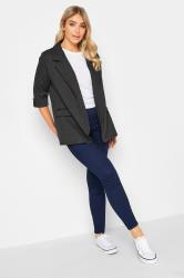 M&Co Dark Grey Textured Blazer | M&Co 1