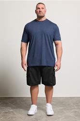 KAM Big & Tall Indigo Blue Active T-Shirt | BadRhino 1