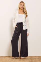 M&Co Chocolate Brown Wide Leg Trousers | M&Co  2