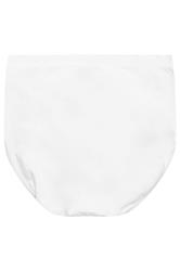 YOURS Plus Size White Seamless Light Control Full Briefs | Yours Clothing 5