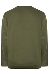 IronRhino Big & Tall Olive Green Logo Sweatshirt | BadRhino 2