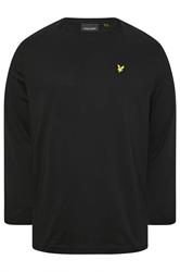 LYLE & SCOTT Big & Tall Black Long Sleeve T-Shirt