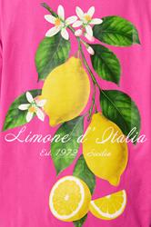 YOURS Plus Size Pink Lemon Back Print Graphic T-Shirt | Yours Clothing 5