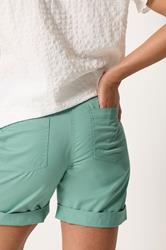 M&Co Green Cotton Poplin Shorts | M&Co 4