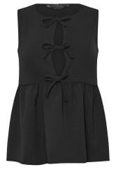 PixieGirl Black Tie Front Top | PixieGirl  6