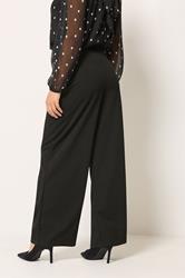 M&Co Petite Black Military Button Trousers | M&Co 2