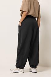 PixieGirl Petite Women's Black Brushed Balloon Joggers | PixieGirl 2
