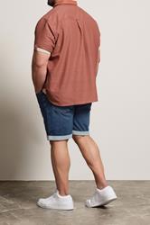BadRhino Big & Tall Mid Blue Ultra Stretch Denim Short | BadRhino 2