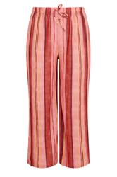 LIMITED COLLECTION Plus Size Red Striped Wide Leg Trousers | Yours Clothing 5