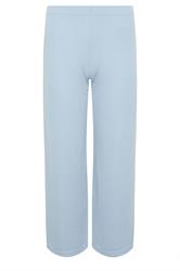 PixieGirl Petite pantalones de pernera ancha azul claro acanalados