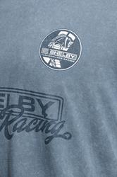 BadRhino Big & Tall Blue Acid Wash Shelby Graphic T-Shirt | BadRhino 5