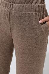 LIMITED COLLECTION Plus Size Natural Brown Wide Leg Trousers | Yours Clothing 4