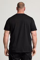 BadRhino Big & Tall Black 'Six Pack' Graphic T-Shirt | BadRhino 2