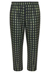LIMITED COLLECTION pantalones barrel en verde caqui de cuadros vichy