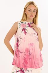 STAR Pink Floral Pleated Top | StarByJM 3