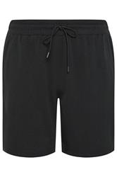 BadRhino Big & Tall Black Lightweight Plain Mesh Shorts | BadRhino 5